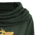 Elk Deer Print Sweatshirt
