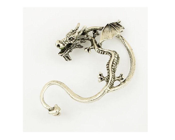 Gothic Style Dragon Shape Earring